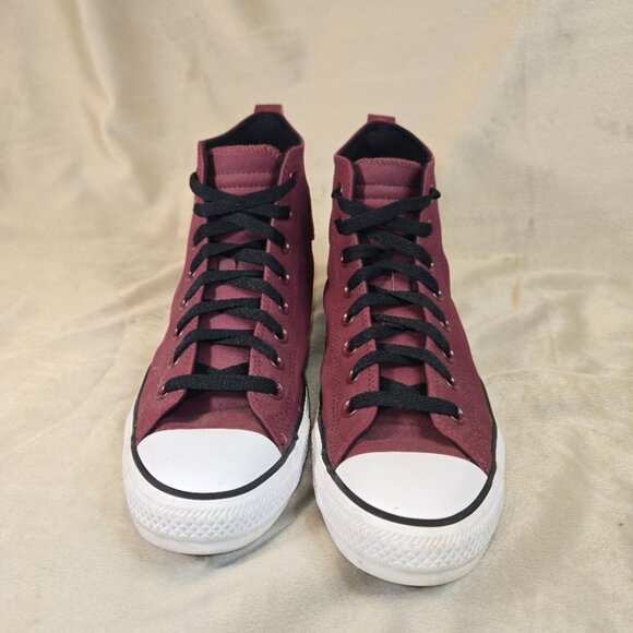 LEATHER CHUCK TAYLOR CONVERSE ALL STAR HIGH TOPS MEN'S US 8.5 UNISEX - Picture 2 of 13